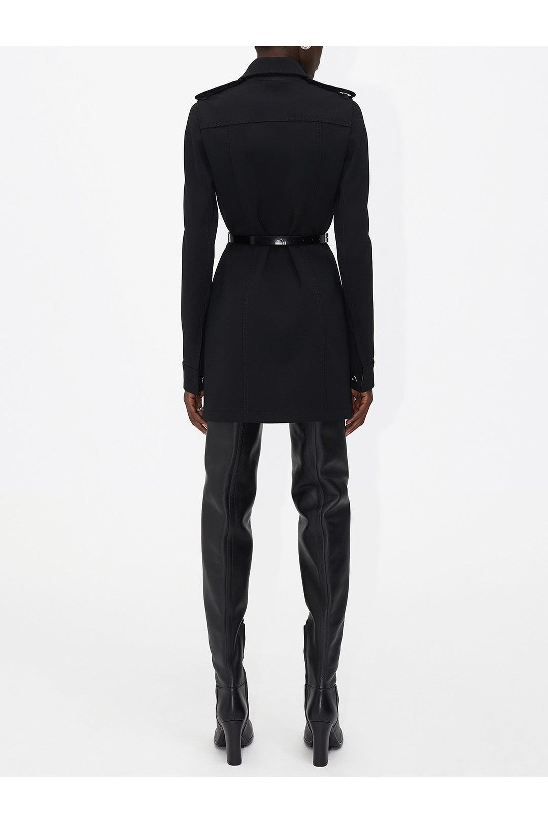 BOTTEGA VENETA-OUTLET-SALE-Stretch wool minidress-ARCHIVIST