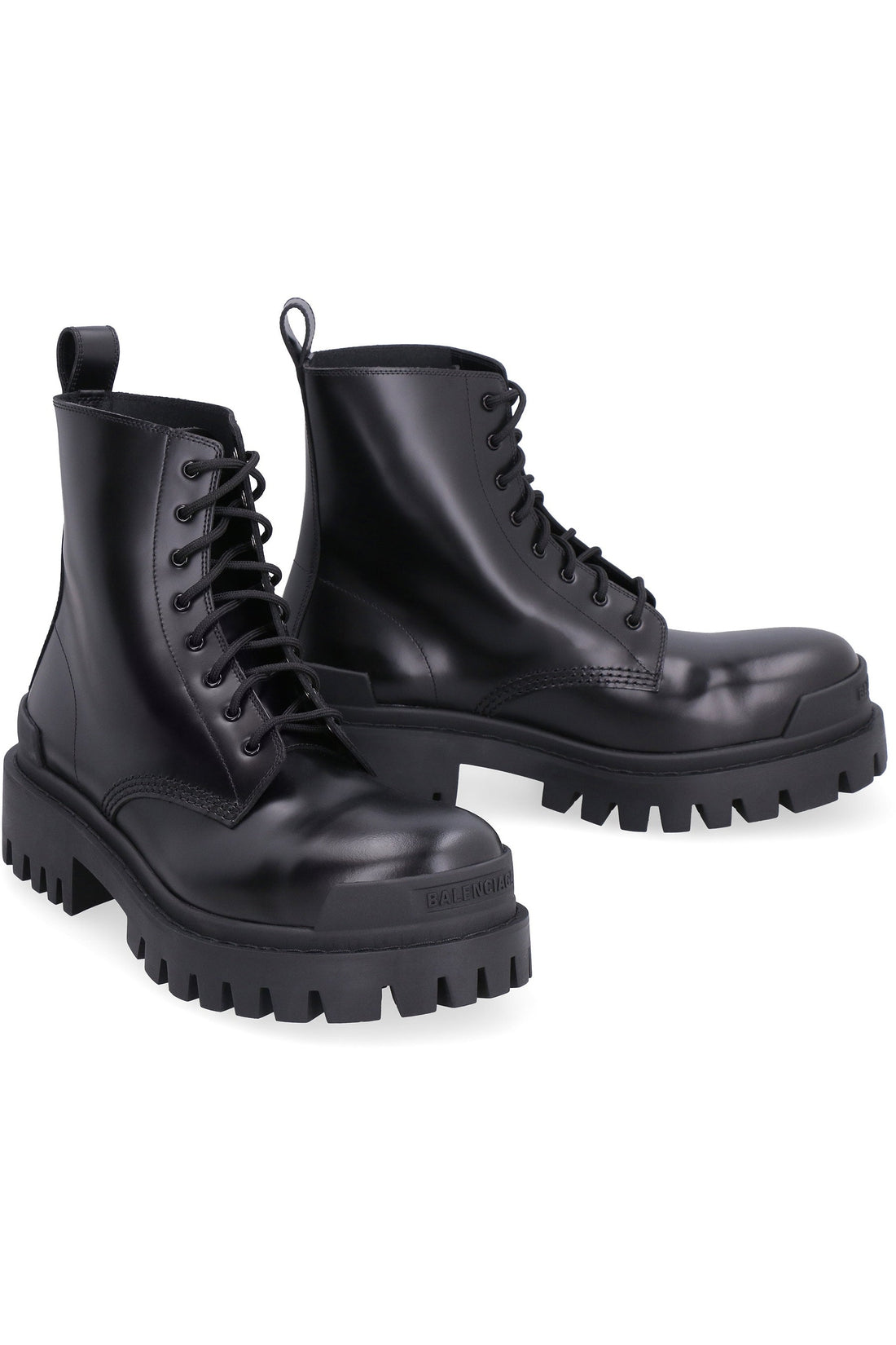 Balenciaga-OUTLET-SALE-Strike leather combat boots-ARCHIVIST
