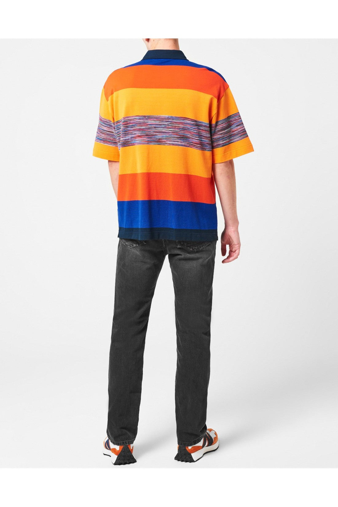 Missoni-OUTLET-SALE-Striped Logo Embroidered Polo Shirt-ARCHIVIST