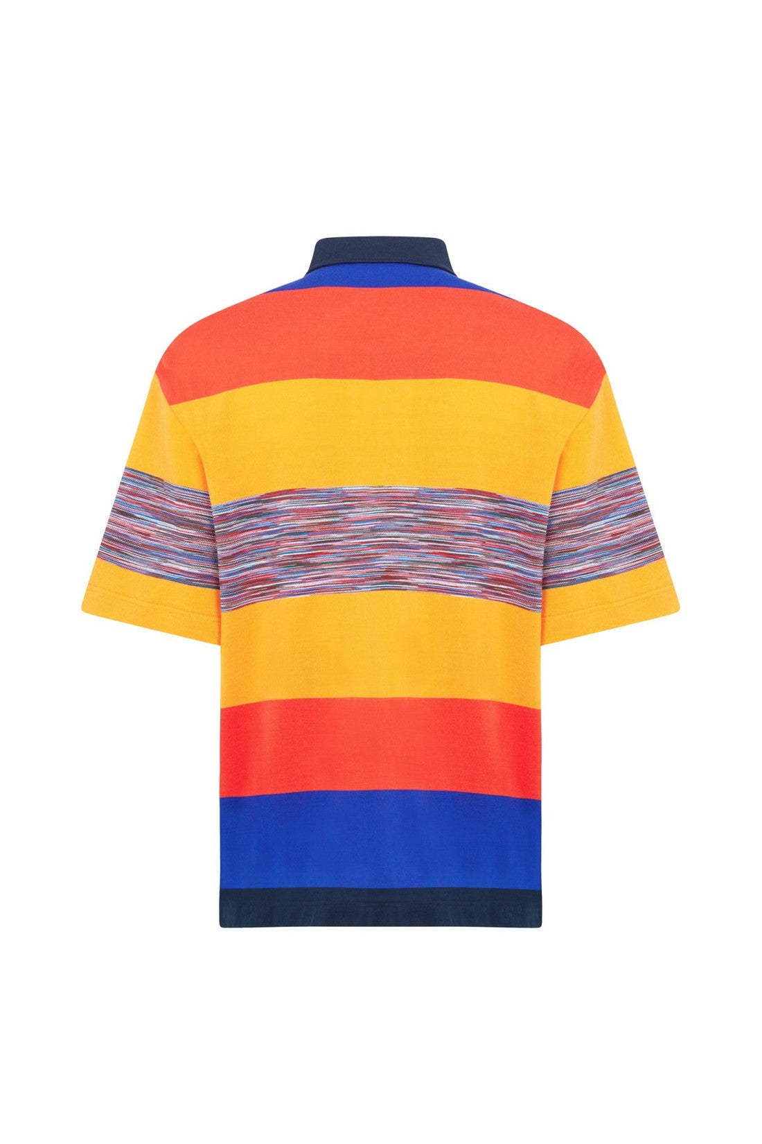 Missoni-OUTLET-SALE-Striped Logo Embroidered Polo Shirt-ARCHIVIST