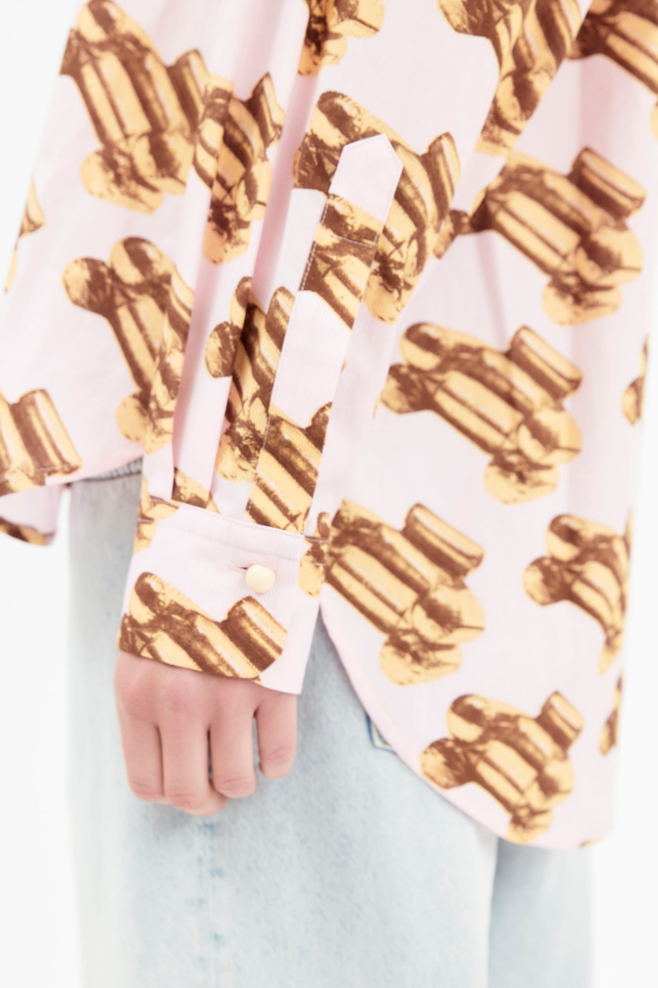 Odeeh-Striped Pool Chairs Bluse, Goldocker-Hemden & Blusen-Black-Deal-Outlet-by-ARCHIVIST