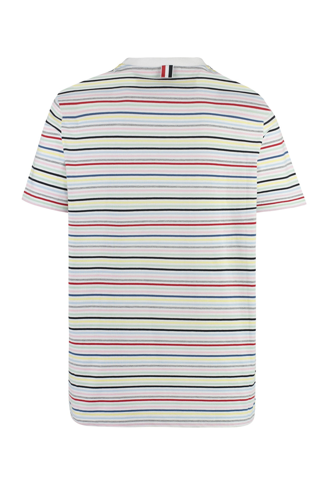 Thom Browne-OUTLET-SALE-Striped cotton T-shirt-ARCHIVIST