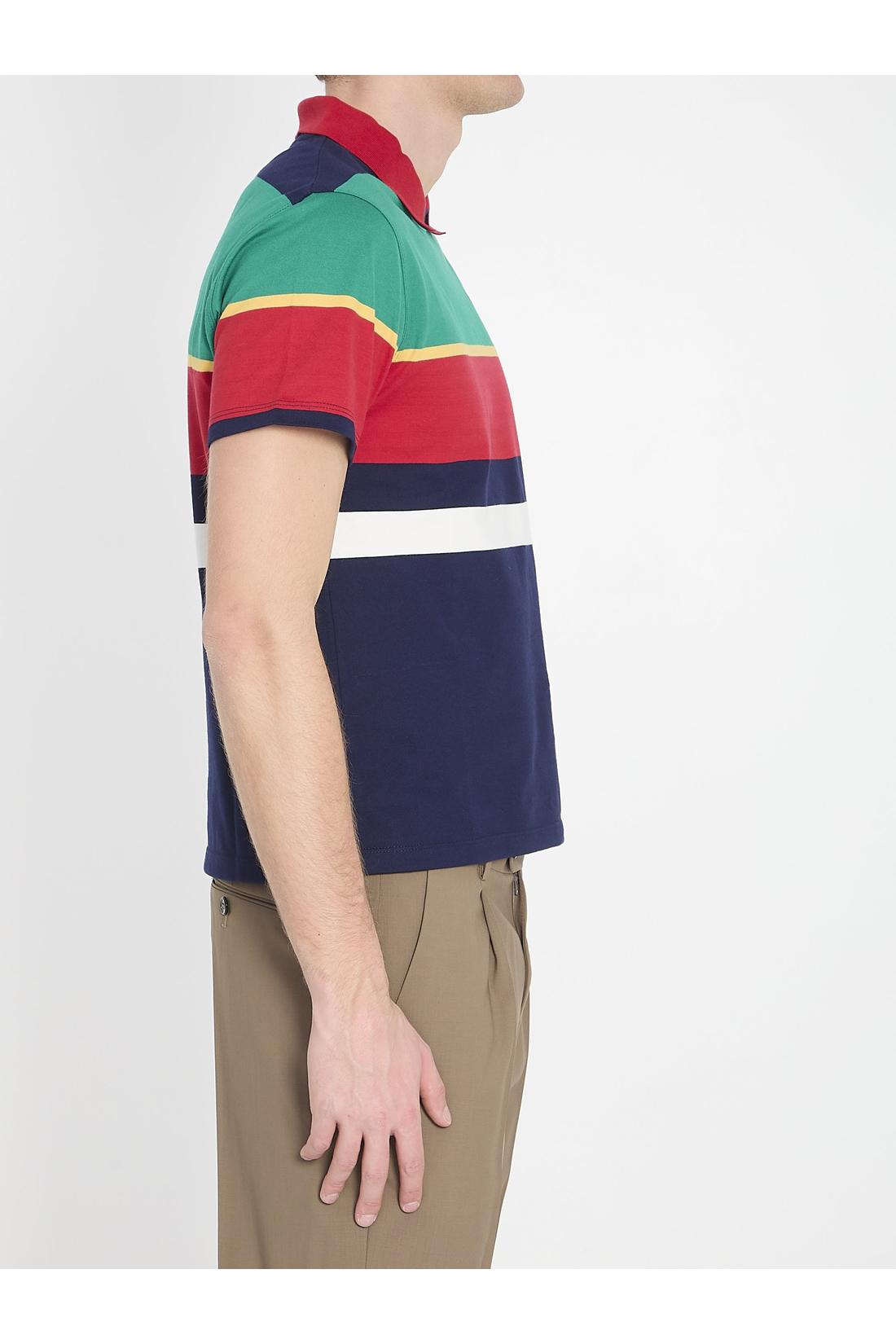 Versace-OUTLET-SALE-Striped cotton T-shirt-ARCHIVIST