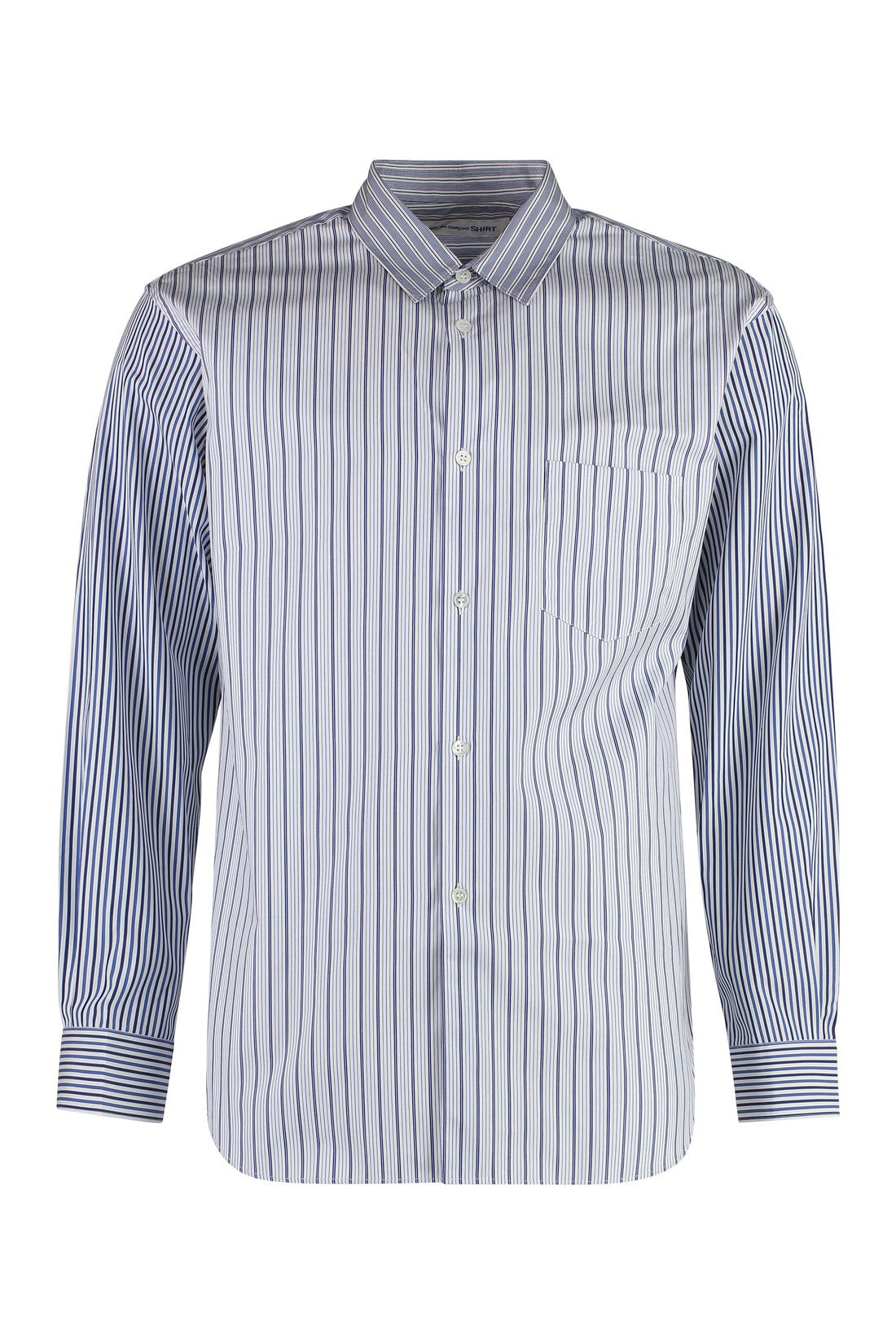 Comme des Garçons SHIRT-OUTLET-SALE-Striped cotton shirt-ARCHIVIST