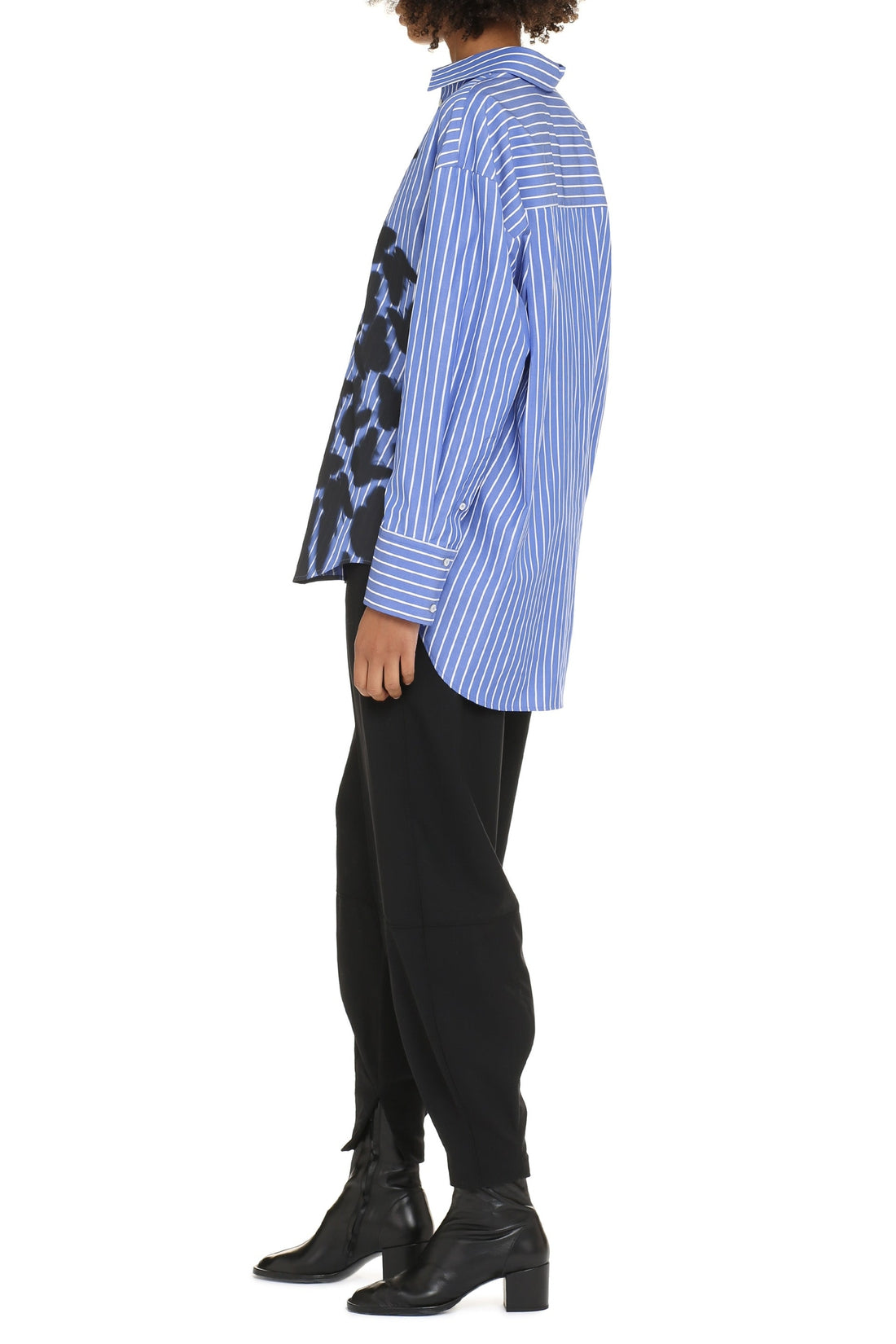 MSGM-OUTLET-SALE-Striped cotton shirt-ARCHIVIST