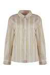 Maison Kitsuné-OUTLET-SALE-Striped cotton shirt-ARCHIVIST