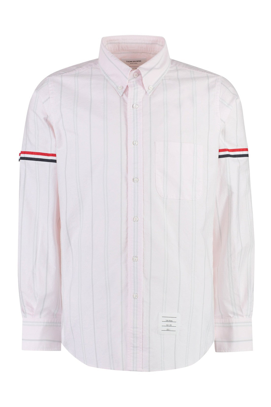 Thom Browne-OUTLET-SALE-Striped cotton shirt-ARCHIVIST