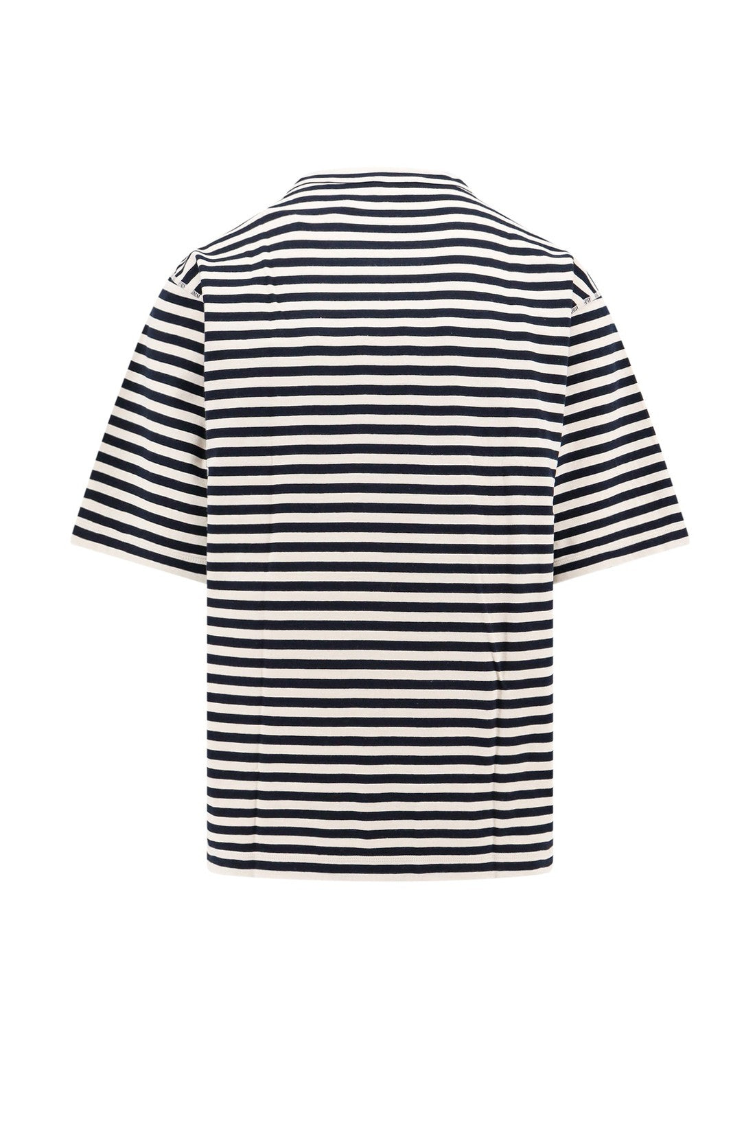 DOLCE & GABBANA-OUTLET-SALE-Striped cotton t-shirt-ARCHIVIST