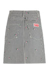 Kenzo-OUTLET-SALE-Striped denim mini skirt-ARCHIVIST