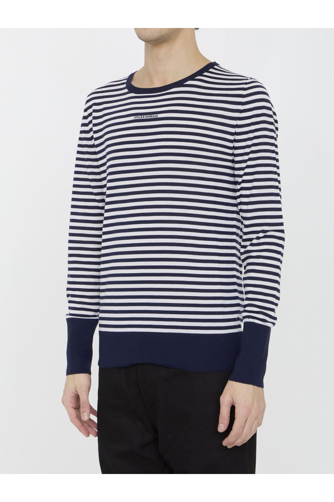 DOLCE&GABBANA-OUTLET-SALE-Striped jumper-ARCHIVIST