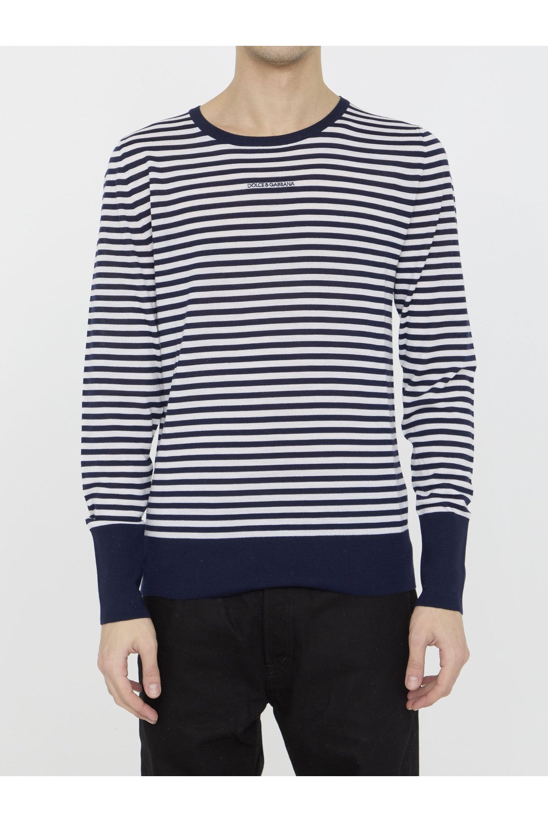 DOLCE&GABBANA-OUTLET-SALE-Striped jumper-ARCHIVIST