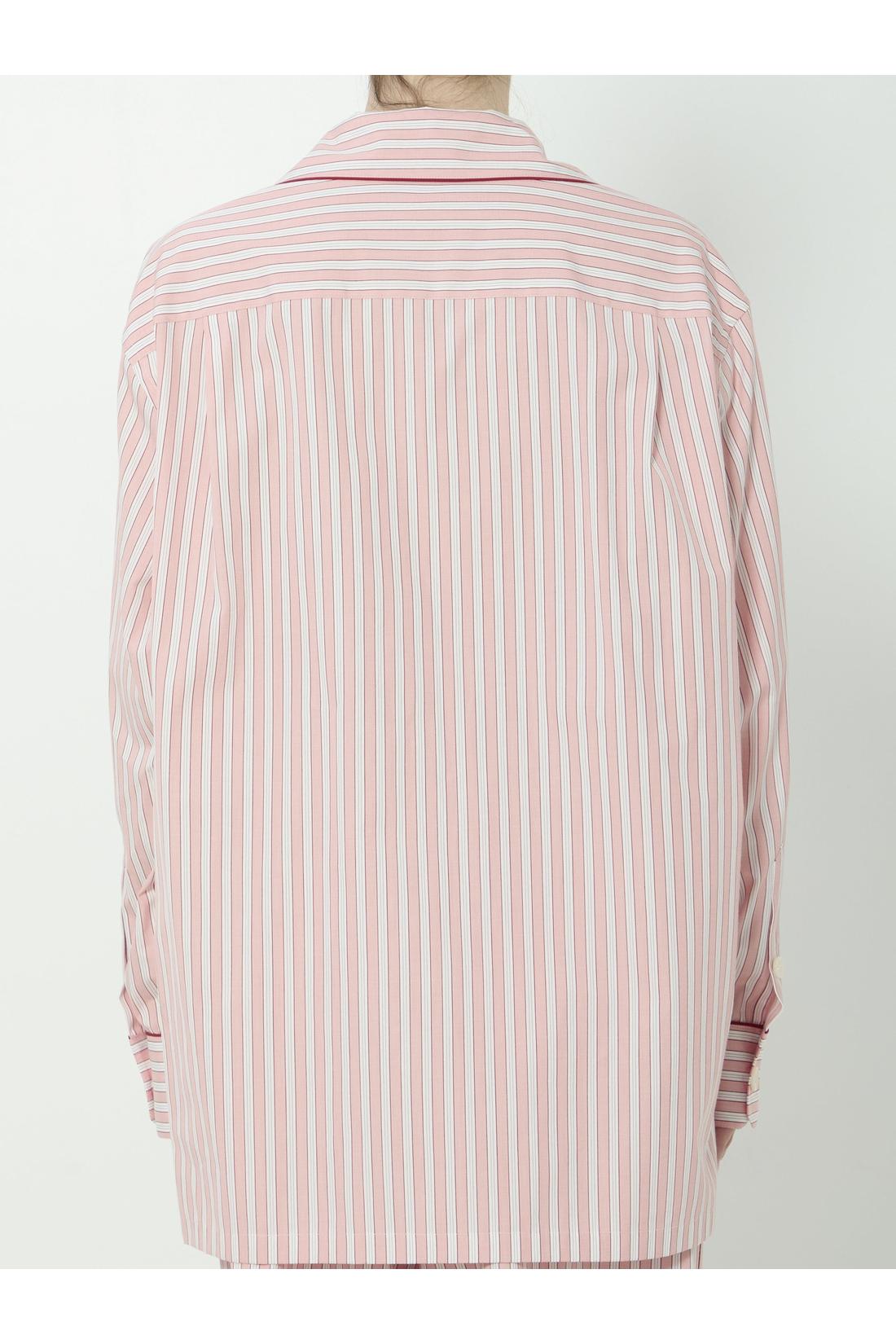 Dolce & Gabbana-OUTLET-SALE-Striped poplin shirt-ARCHIVIST