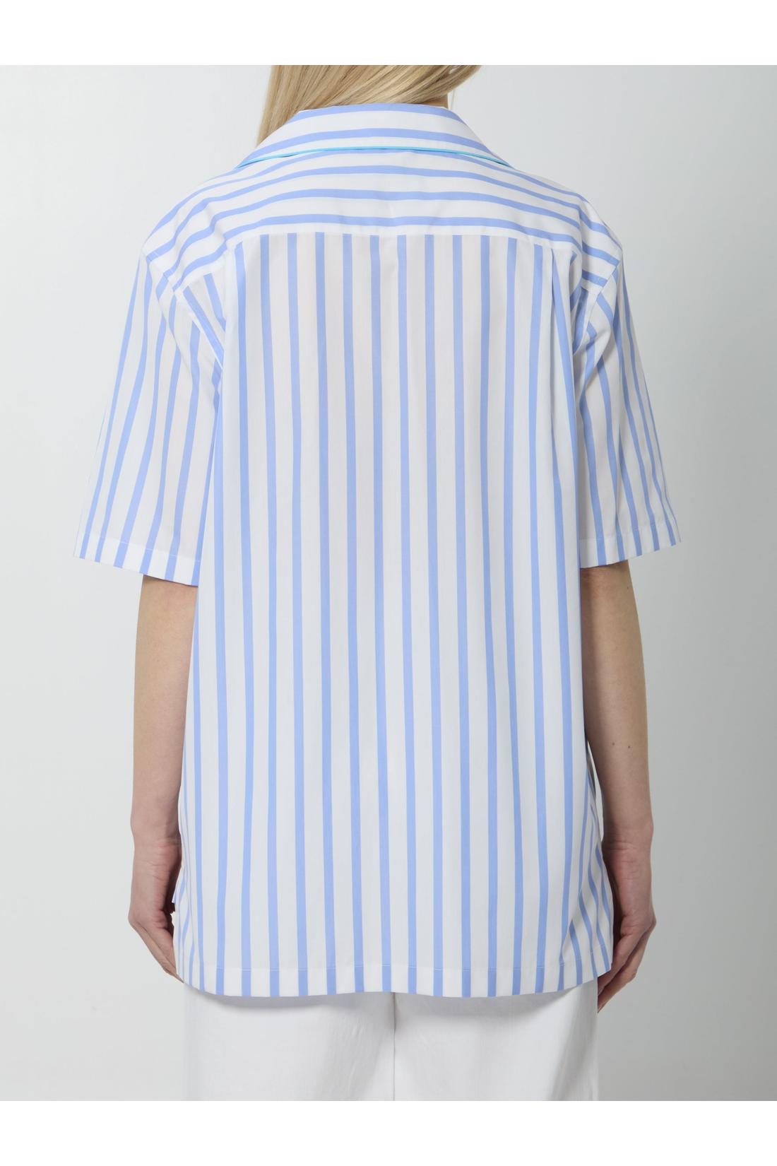 Dolce & Gabbana-OUTLET-SALE-Striped poplin shirt-ARCHIVIST