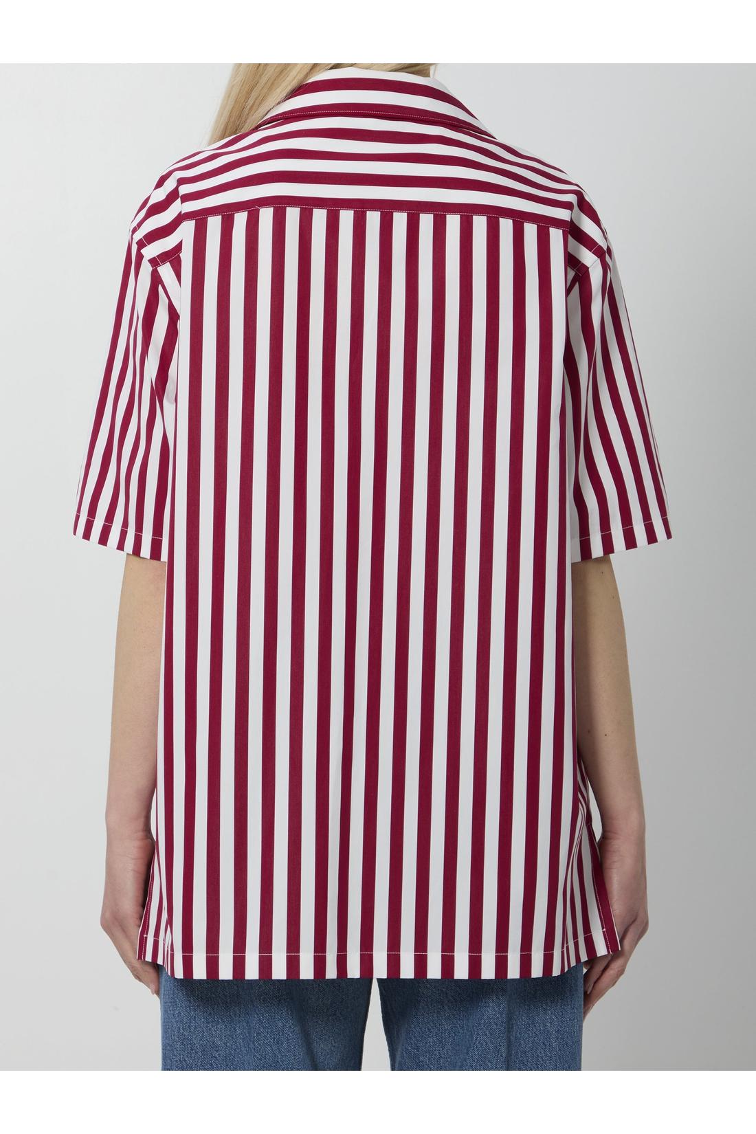Dolce & Gabbana-OUTLET-SALE-Striped poplin shirt-ARCHIVIST