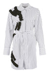 MSGM-OUTLET-SALE-Striped poplin shirtdress-ARCHIVIST