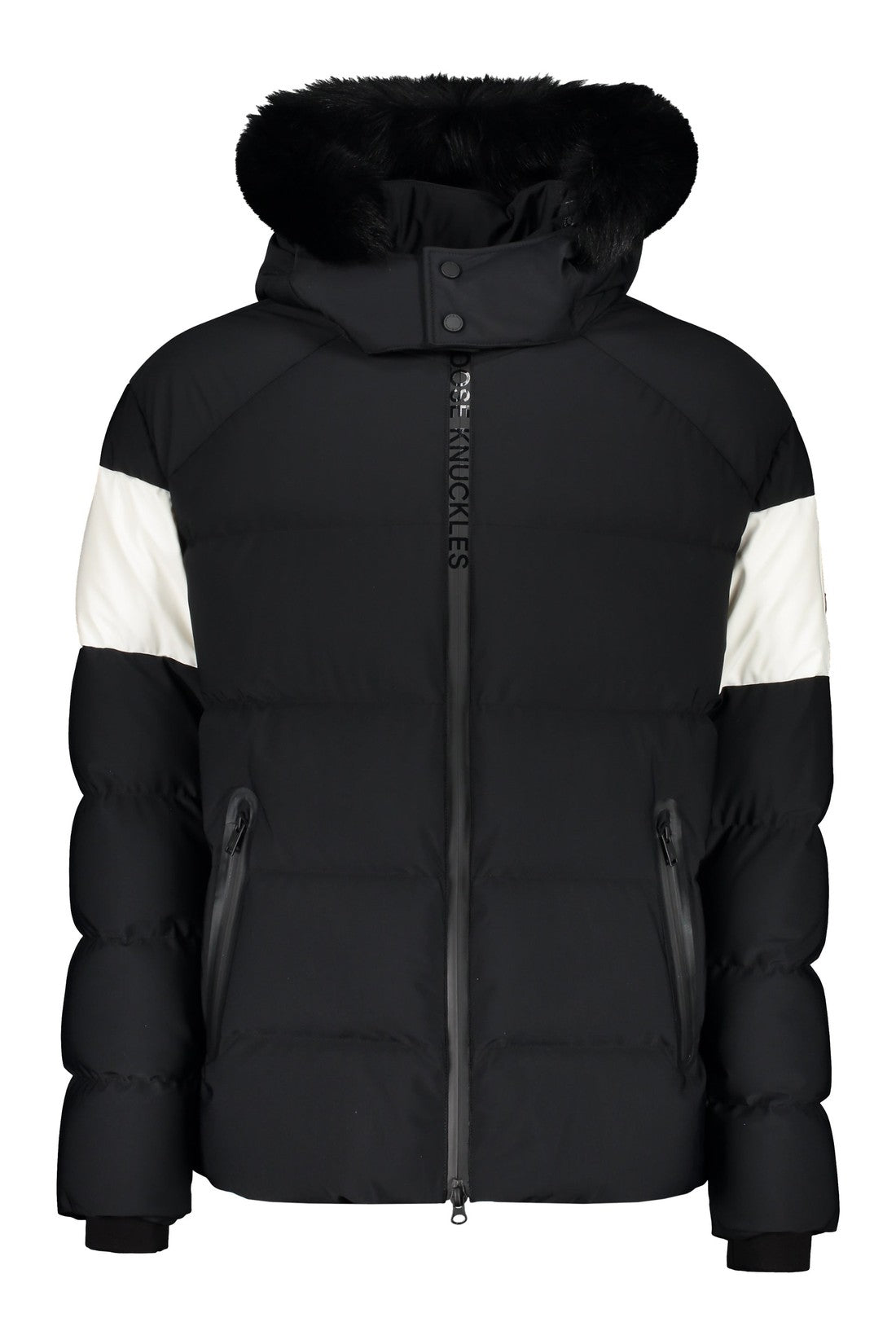 Moose Knuckles-OUTLET-SALE-Strivers row hooded down jacket-ARCHIVIST