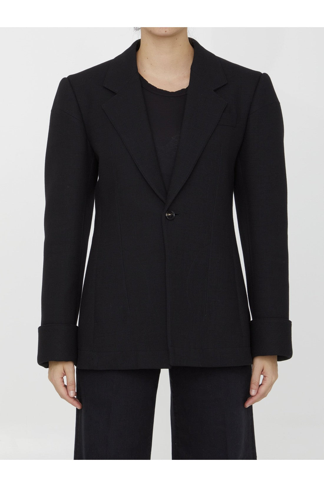 BOTTEGA VENETA-OUTLET-SALE-Structured cotton jacket-ARCHIVIST