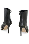 Stuart leather pointy-toe ankle boots