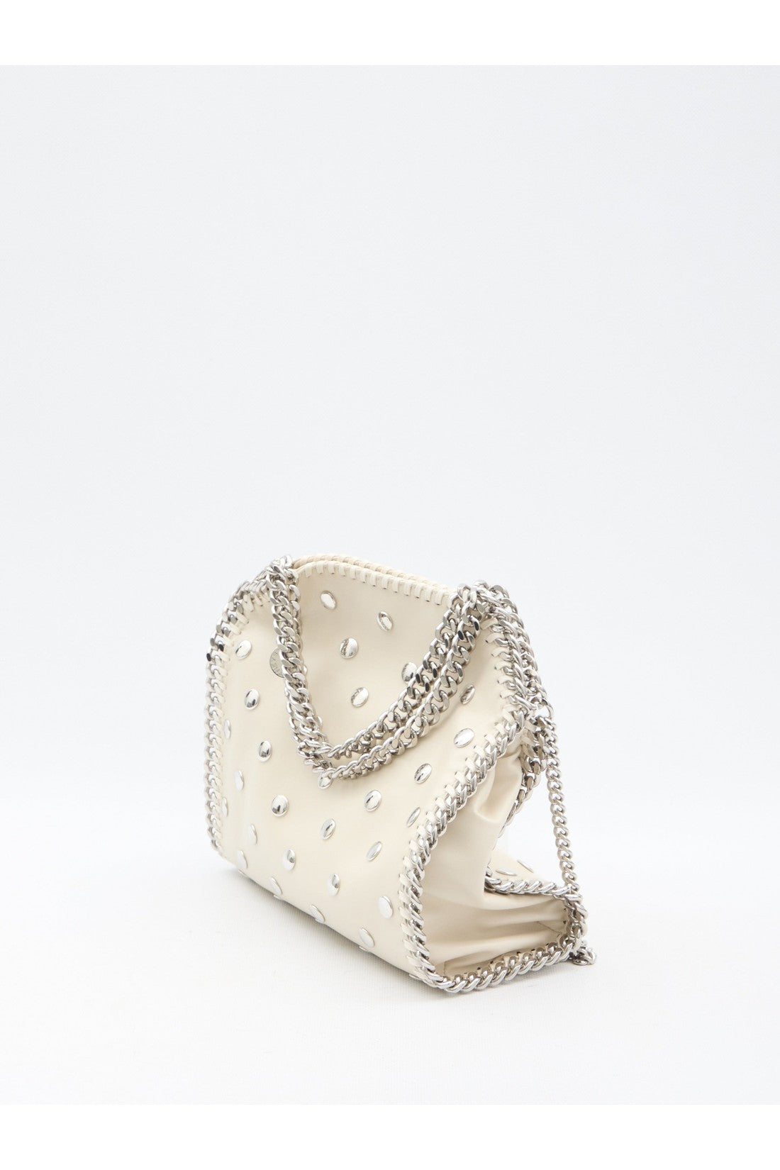 STELLA MCCARTNEY-OUTLET-SALE-Studded Falabella mini tote bag-ARCHIVIST