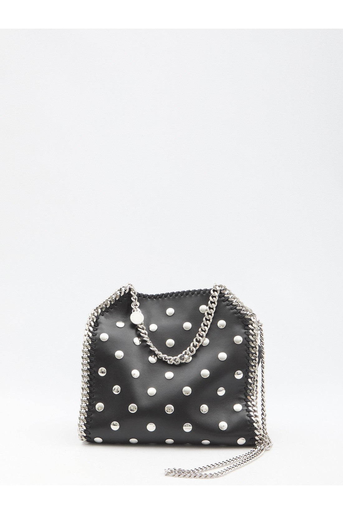 STELLA MCCARTNEY-OUTLET-SALE-Studded Falabella mini tote bag-ARCHIVIST