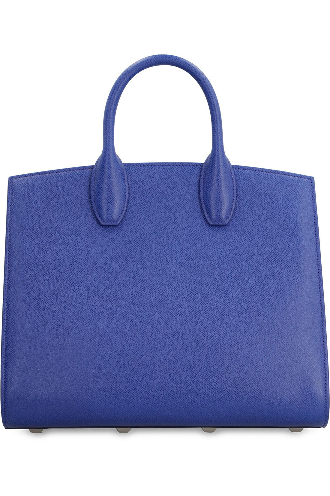 FERRAGAMO-OUTLET-SALE-Studio Box leather handbag-ARCHIVIST
