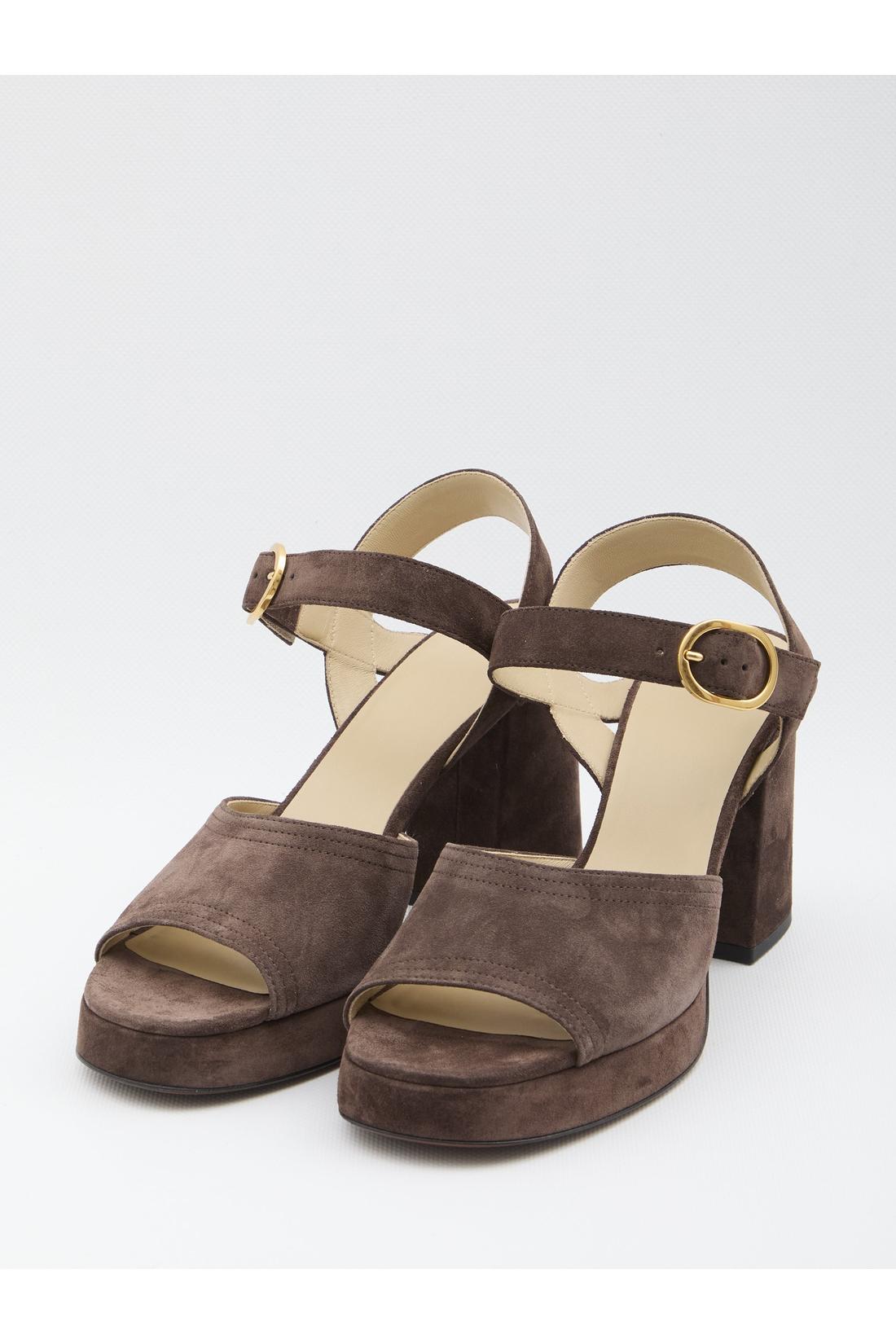 Valentino Garavani-OUTLET-SALE-Suede Sandals-ARCHIVIST