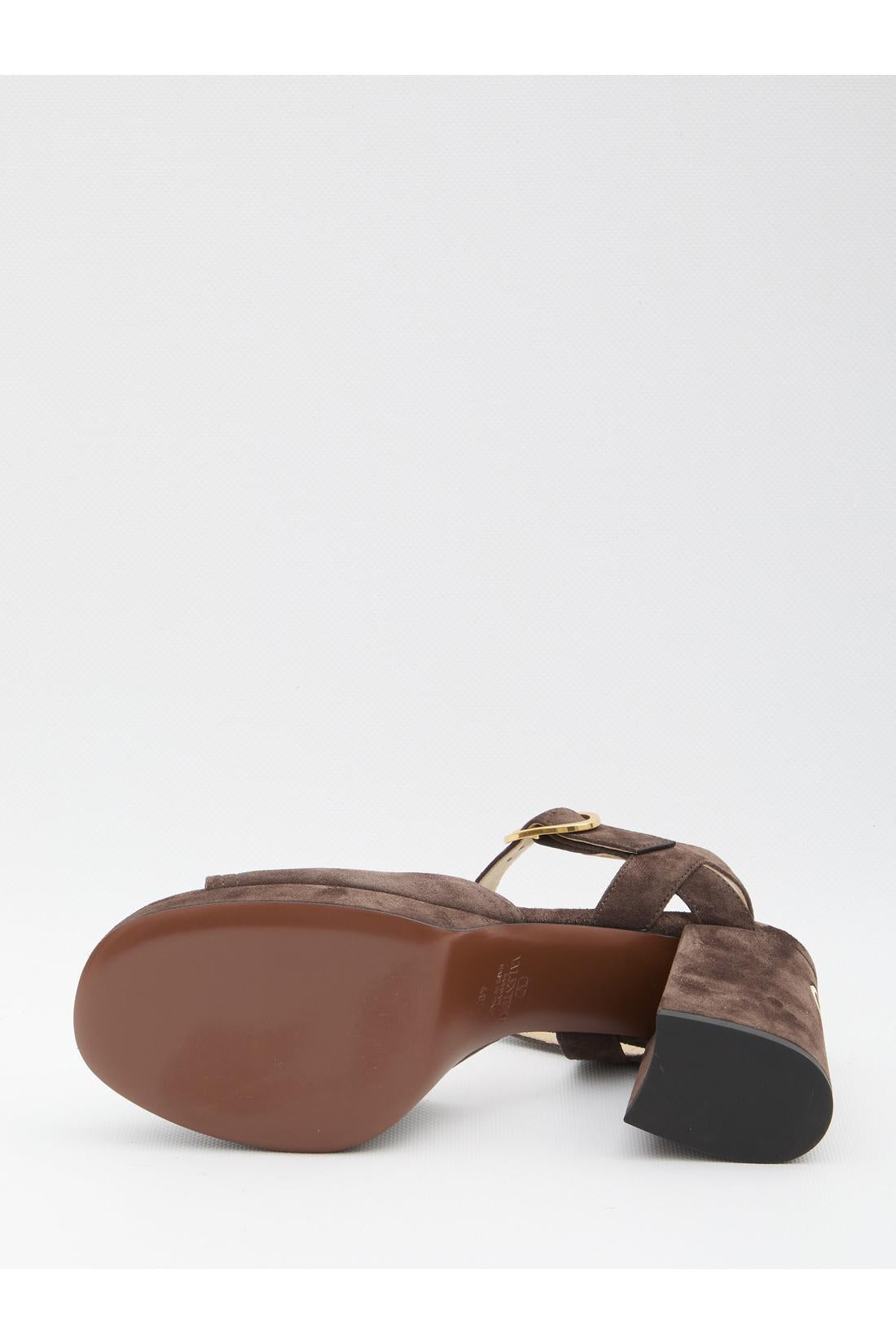 Valentino Garavani-OUTLET-SALE-Suede Sandals-ARCHIVIST