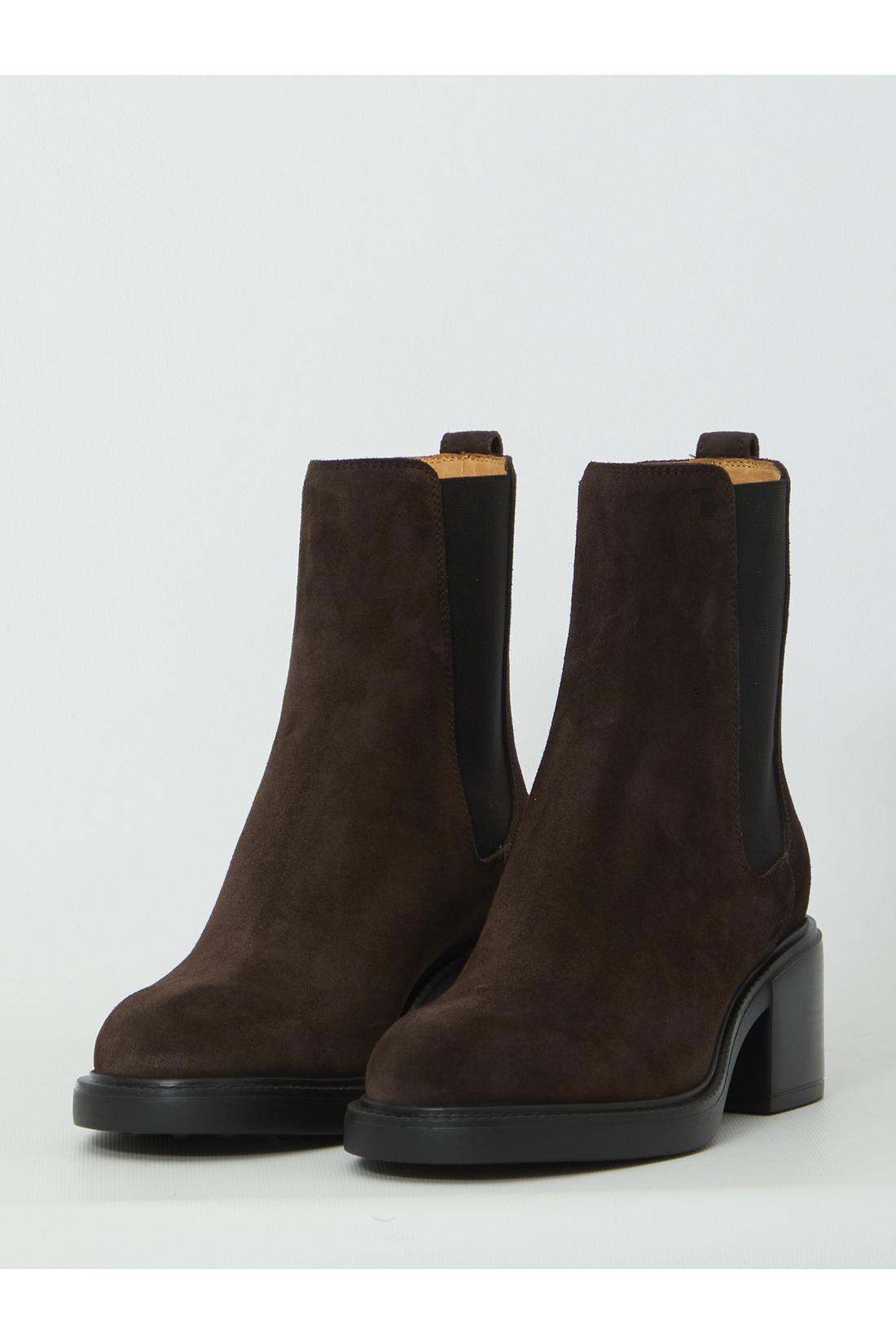 Tod'S-OUTLET-SALE-Suede ankle boot-ARCHIVIST