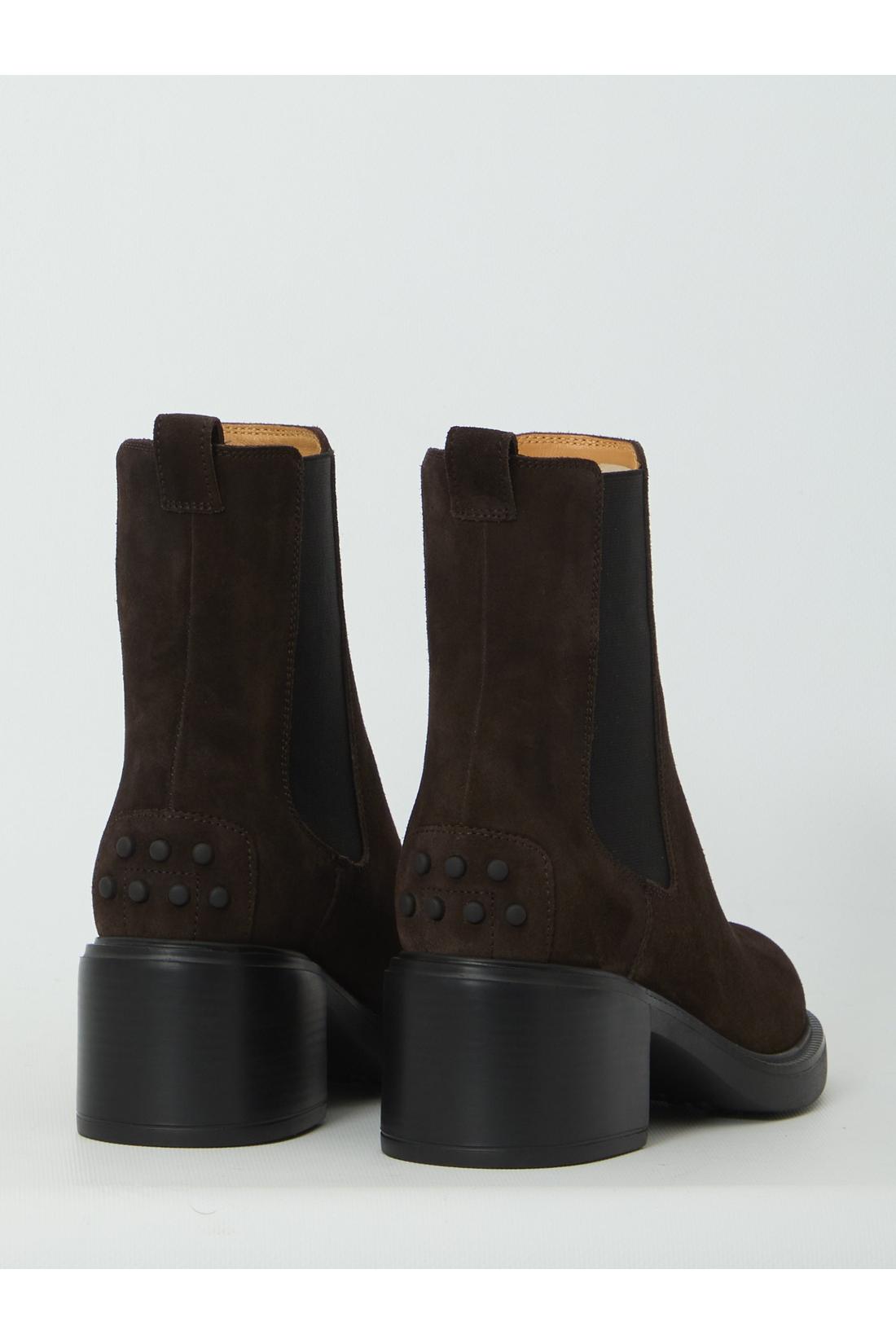 Tod'S-OUTLET-SALE-Suede ankle boot-ARCHIVIST