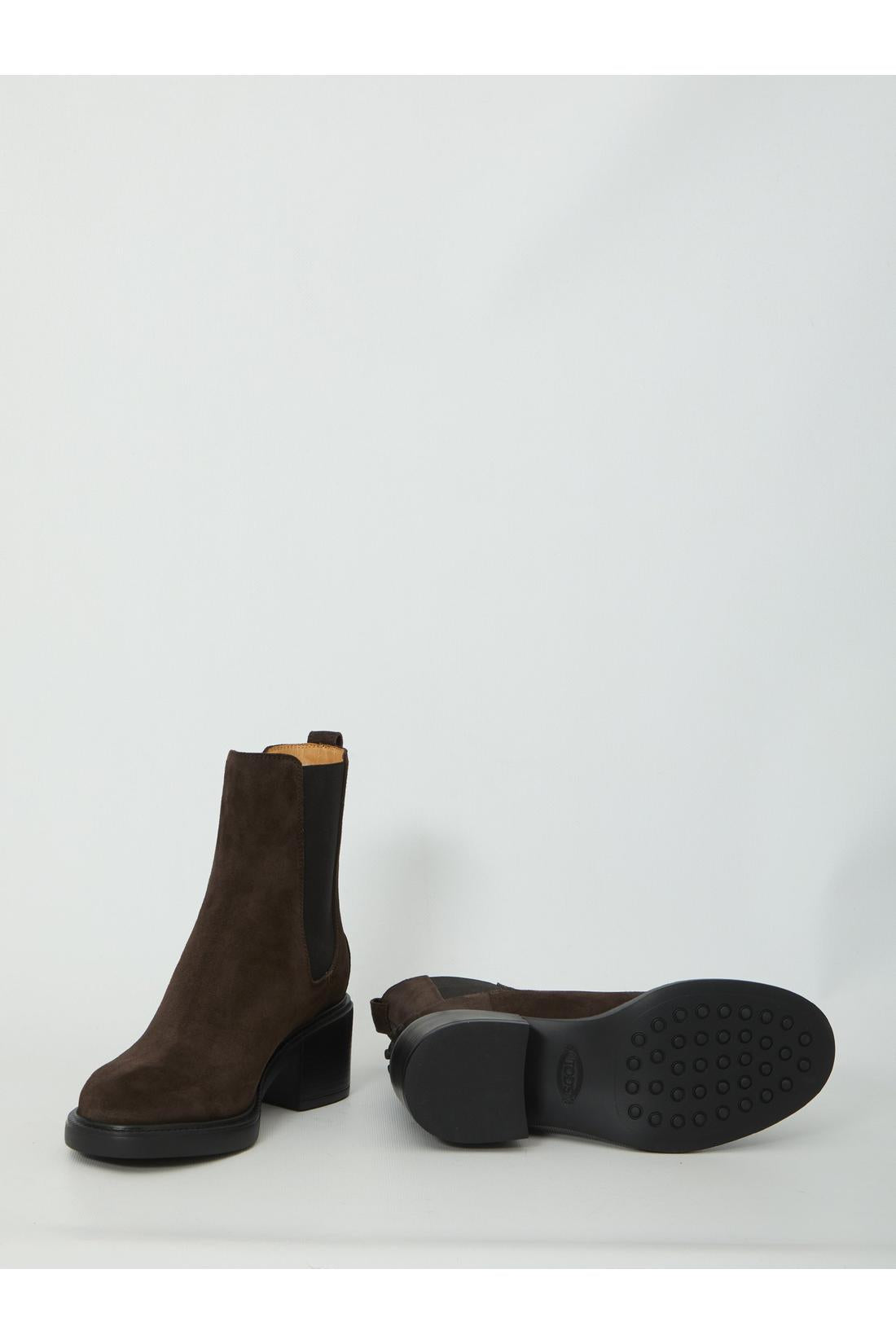 Tod'S-OUTLET-SALE-Suede ankle boot-ARCHIVIST