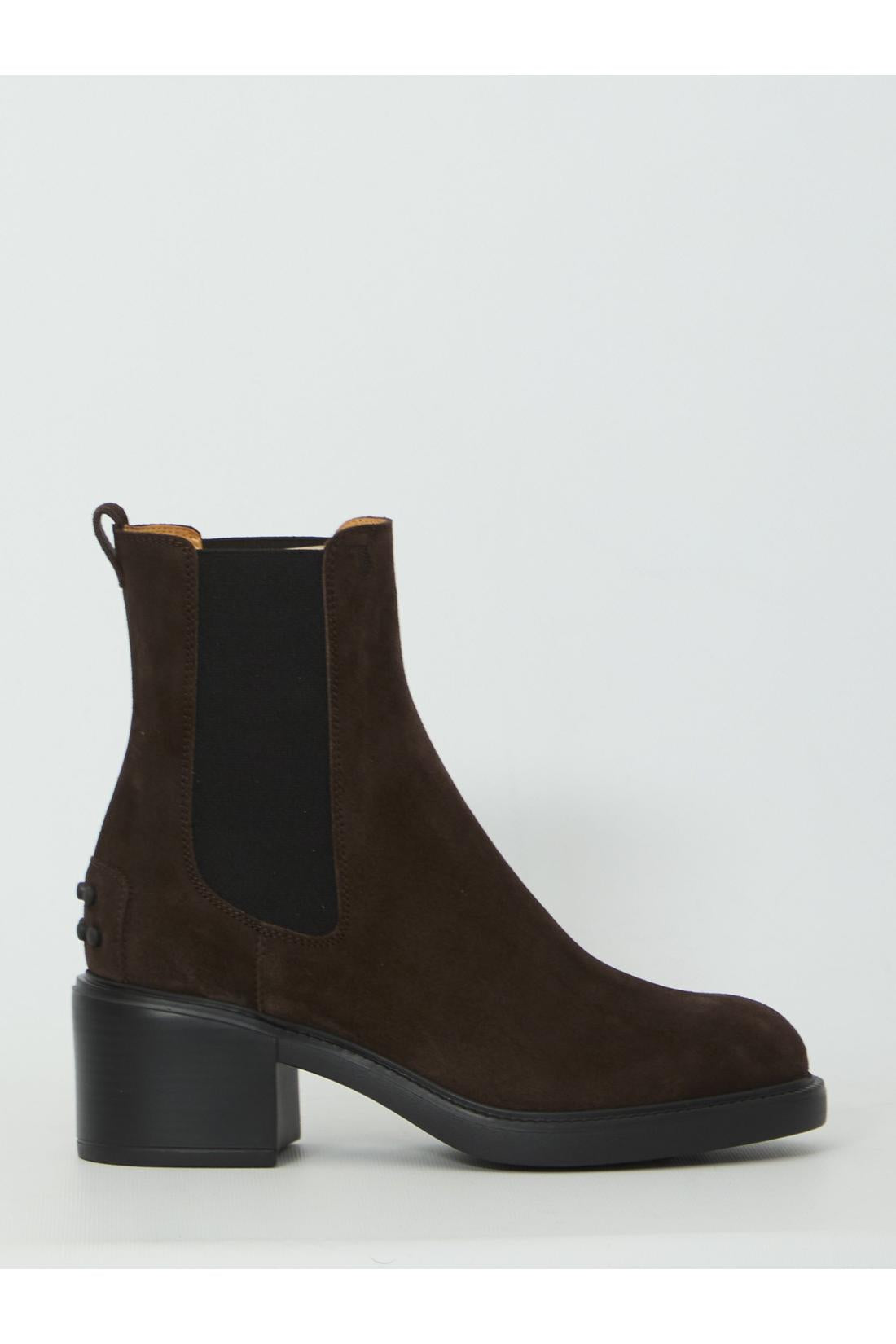 Tod'S-OUTLET-SALE-Suede ankle boot-ARCHIVIST
