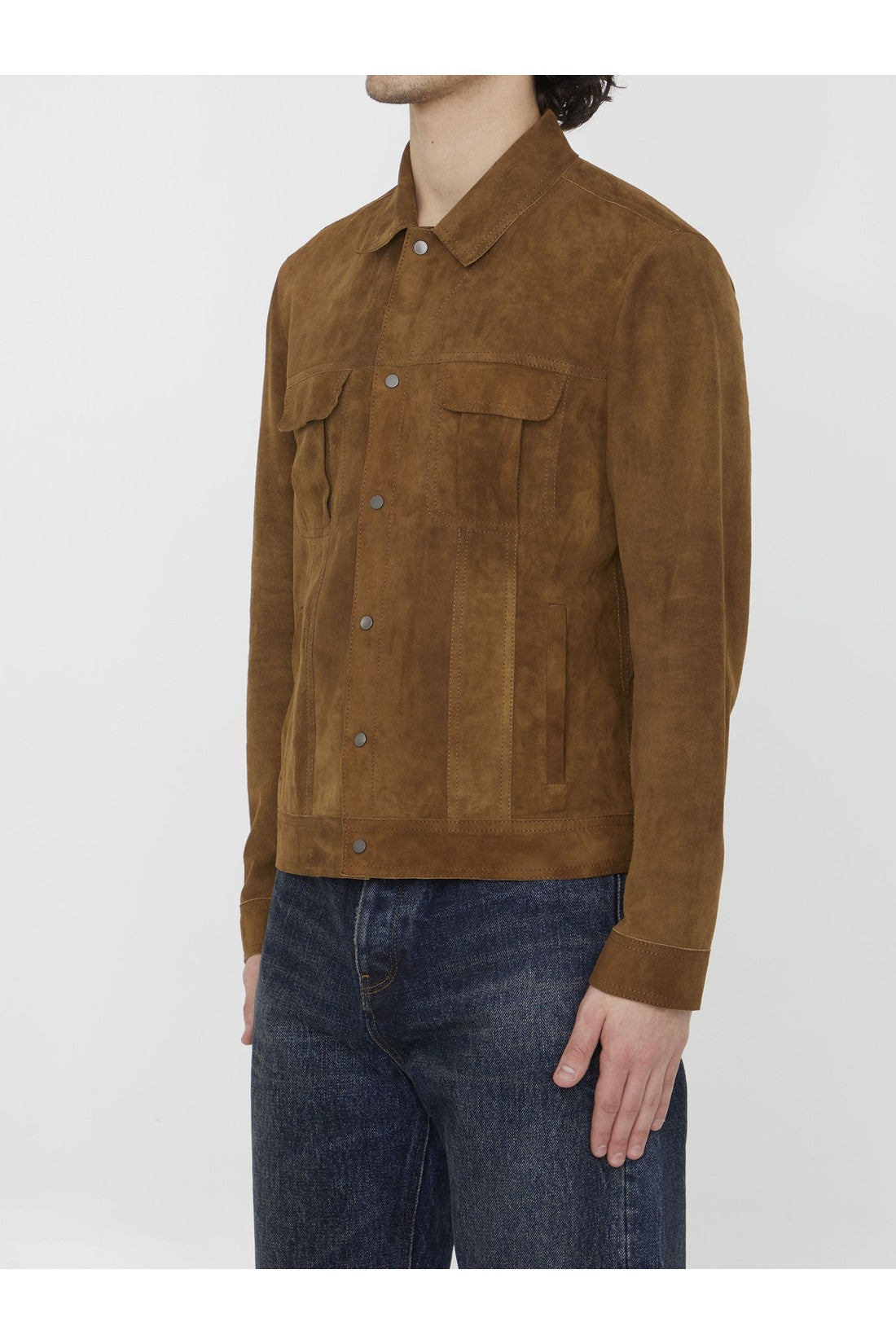 SALVATORE SANTORO-OUTLET-SALE-Suede jacket-ARCHIVIST