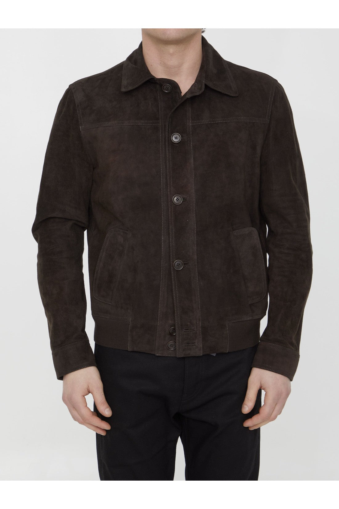 SALVATORE SANTORO-OUTLET-SALE-Suede jacket-ARCHIVIST