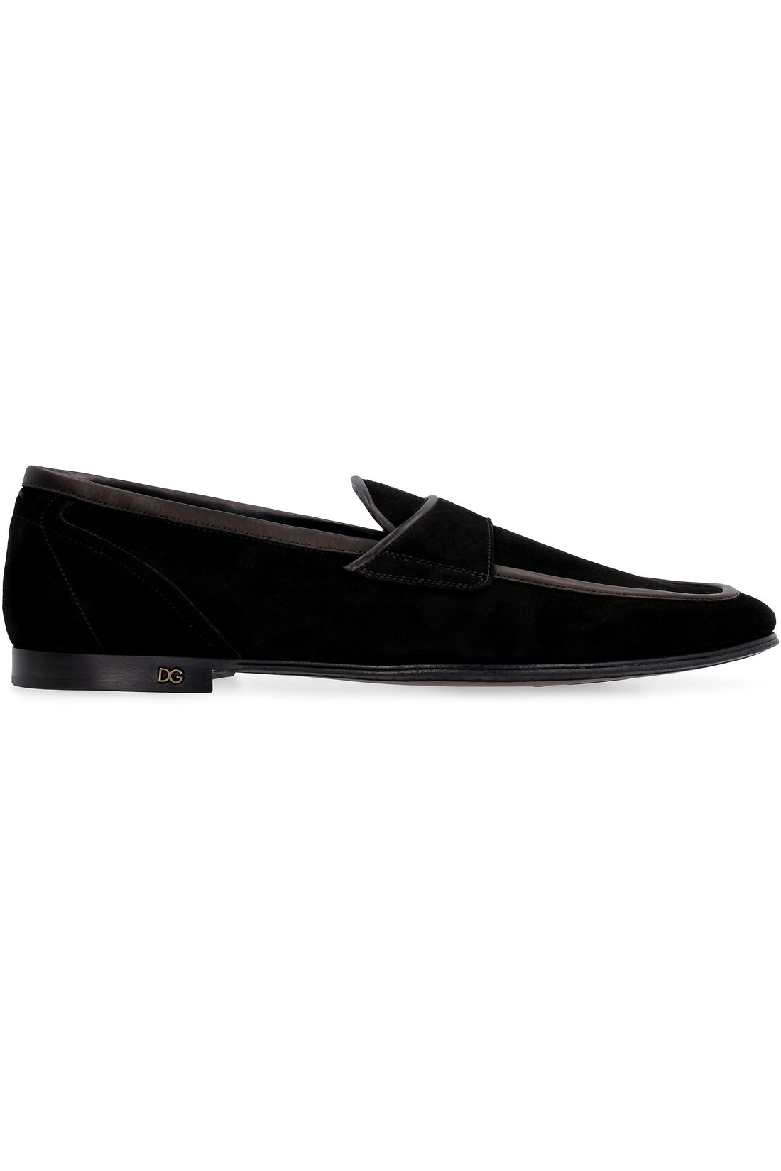 Dolce & Gabbana-OUTLET-SALE-Suede loafers-ARCHIVIST
