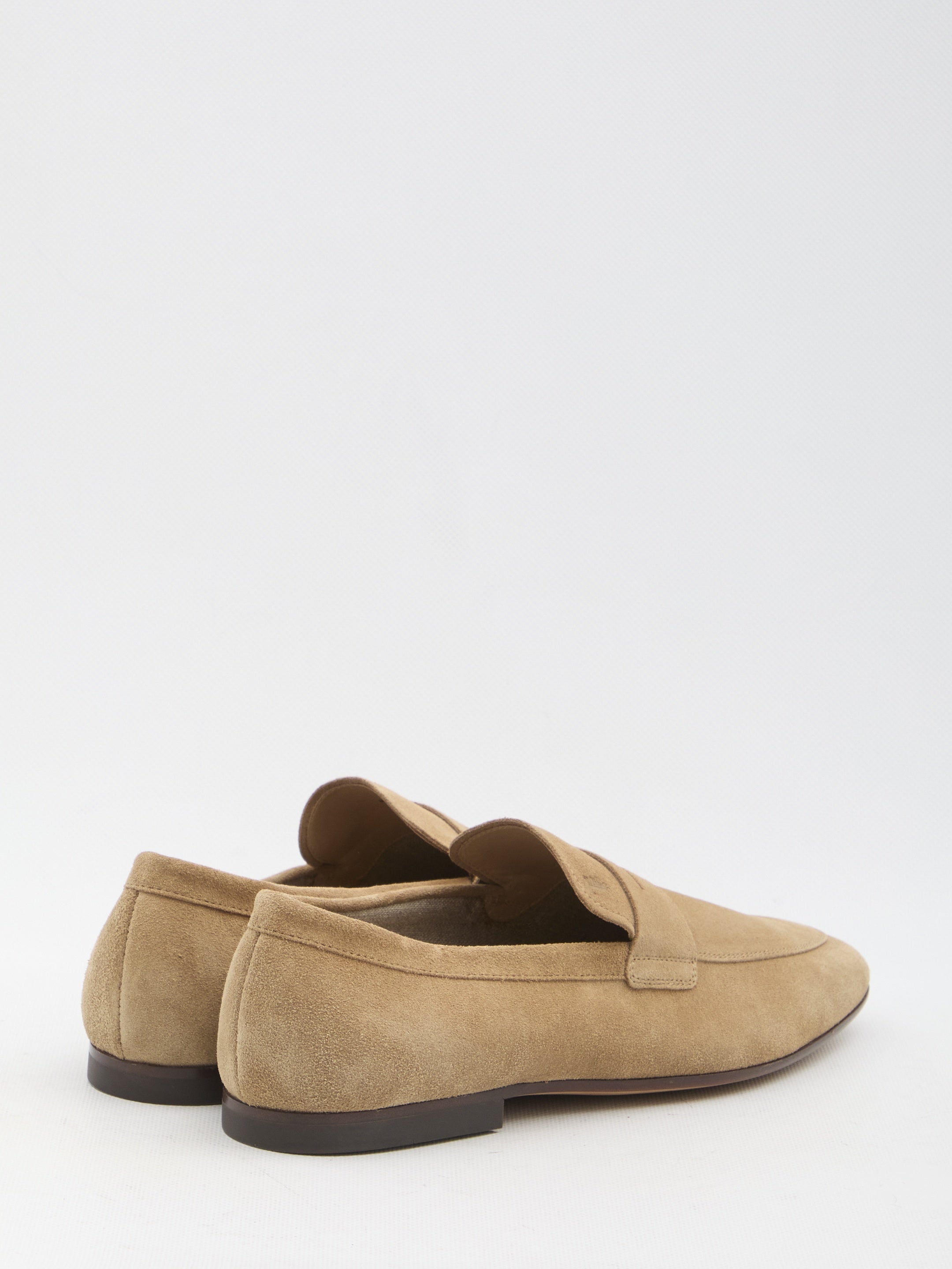 Suede loafers