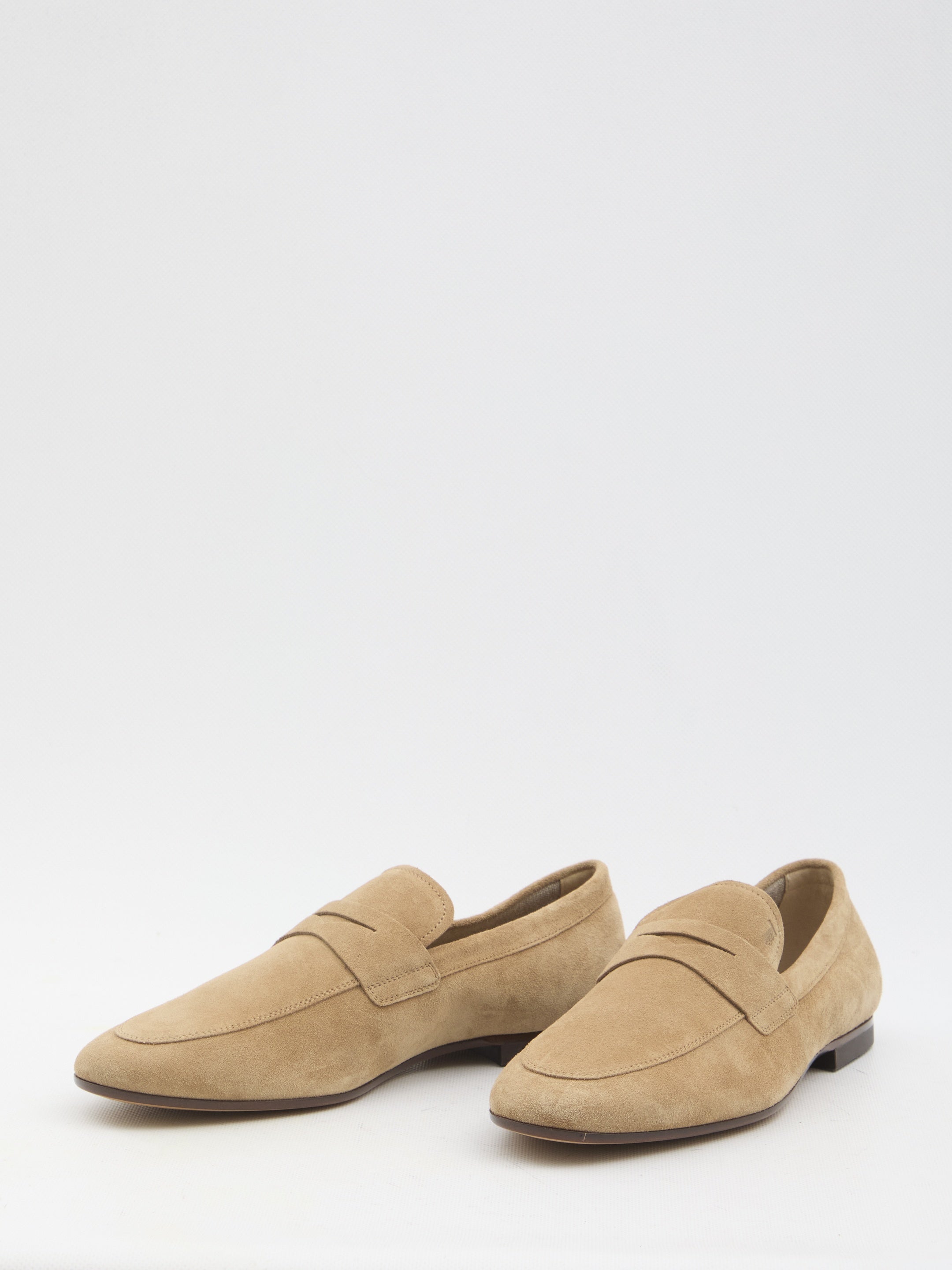 Suede loafers