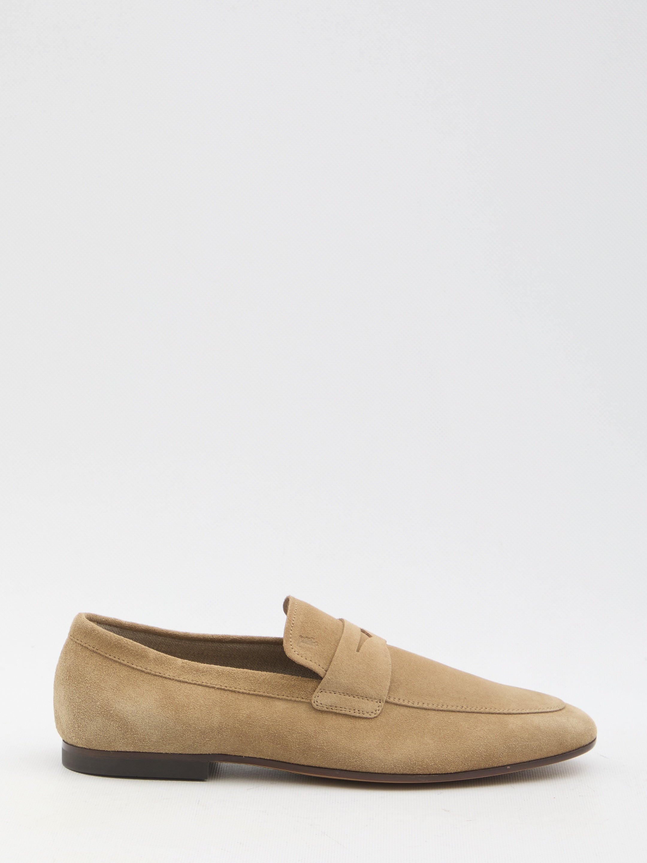 Suede loafers