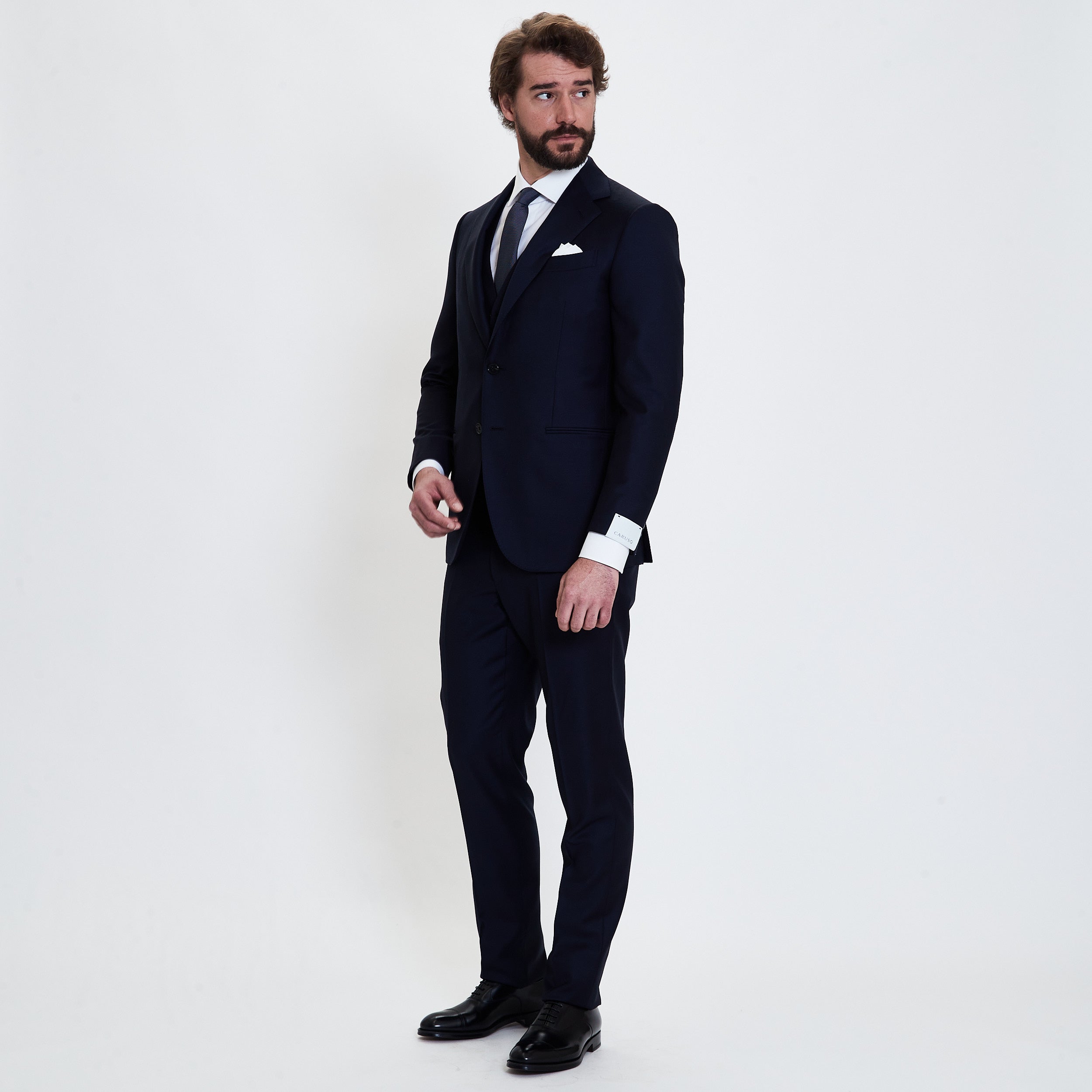 CARUSO-OUTLET-SALE-Suit BLAU-ARCHIVIST