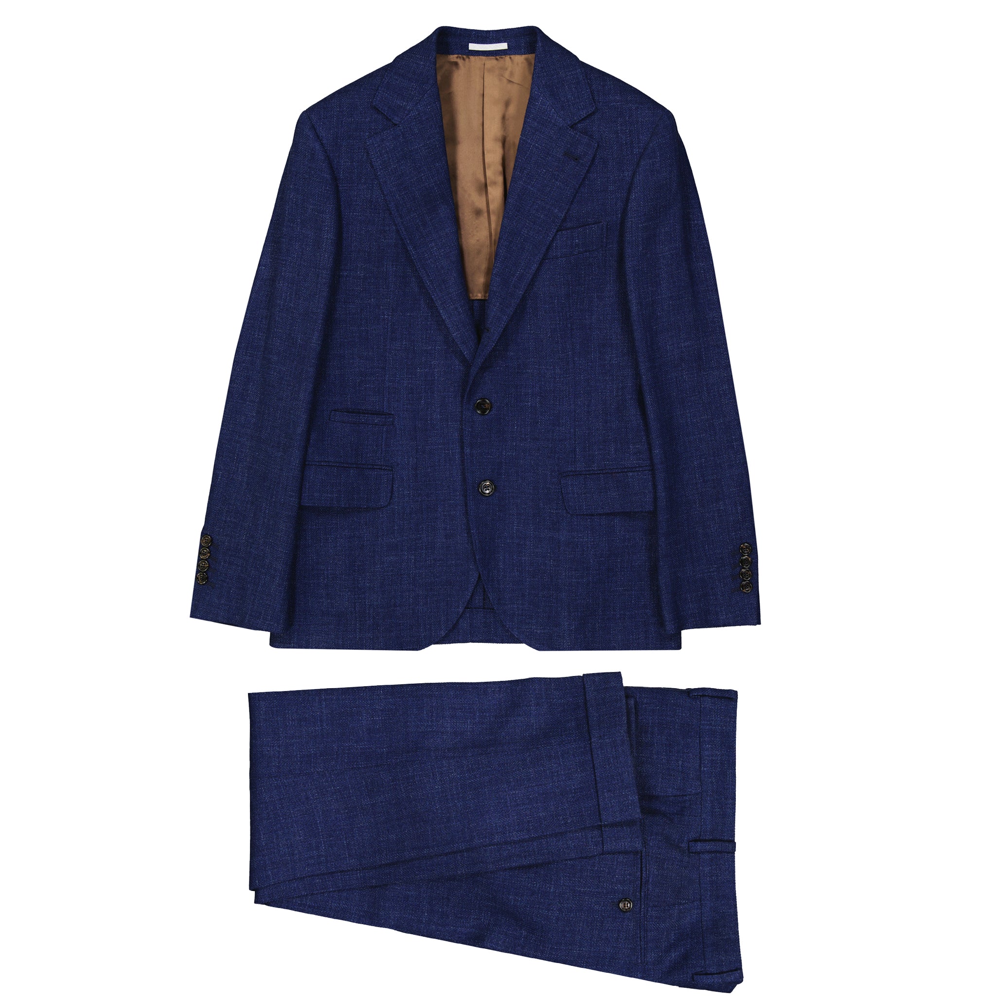 BRUNELLO CUCINELLI-OUTLET-SALE-Suit Blau-ARCHIVIST