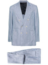 BRUNELLO CUCINELLI-OUTLET-SALE-Suit Blau-ARCHIVIST