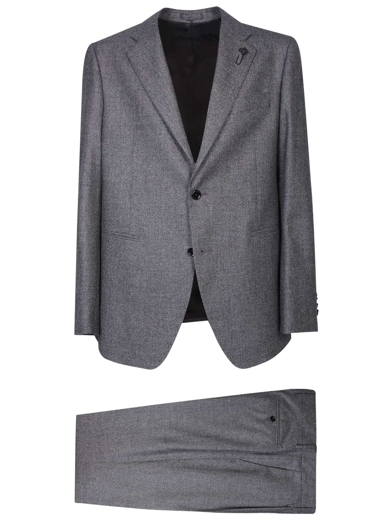 LARDINI-OUTLET-SALE-Suit GRAU-ARCHIVIST