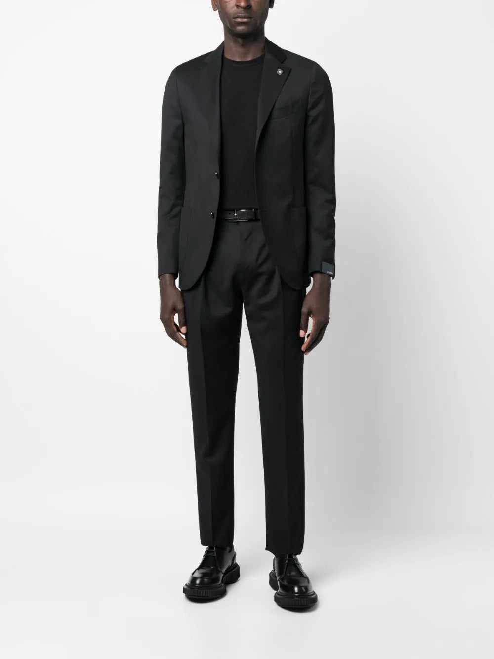 LARDINI-OUTLET-SALE-Suit SCHWARZ-ARCHIVIST