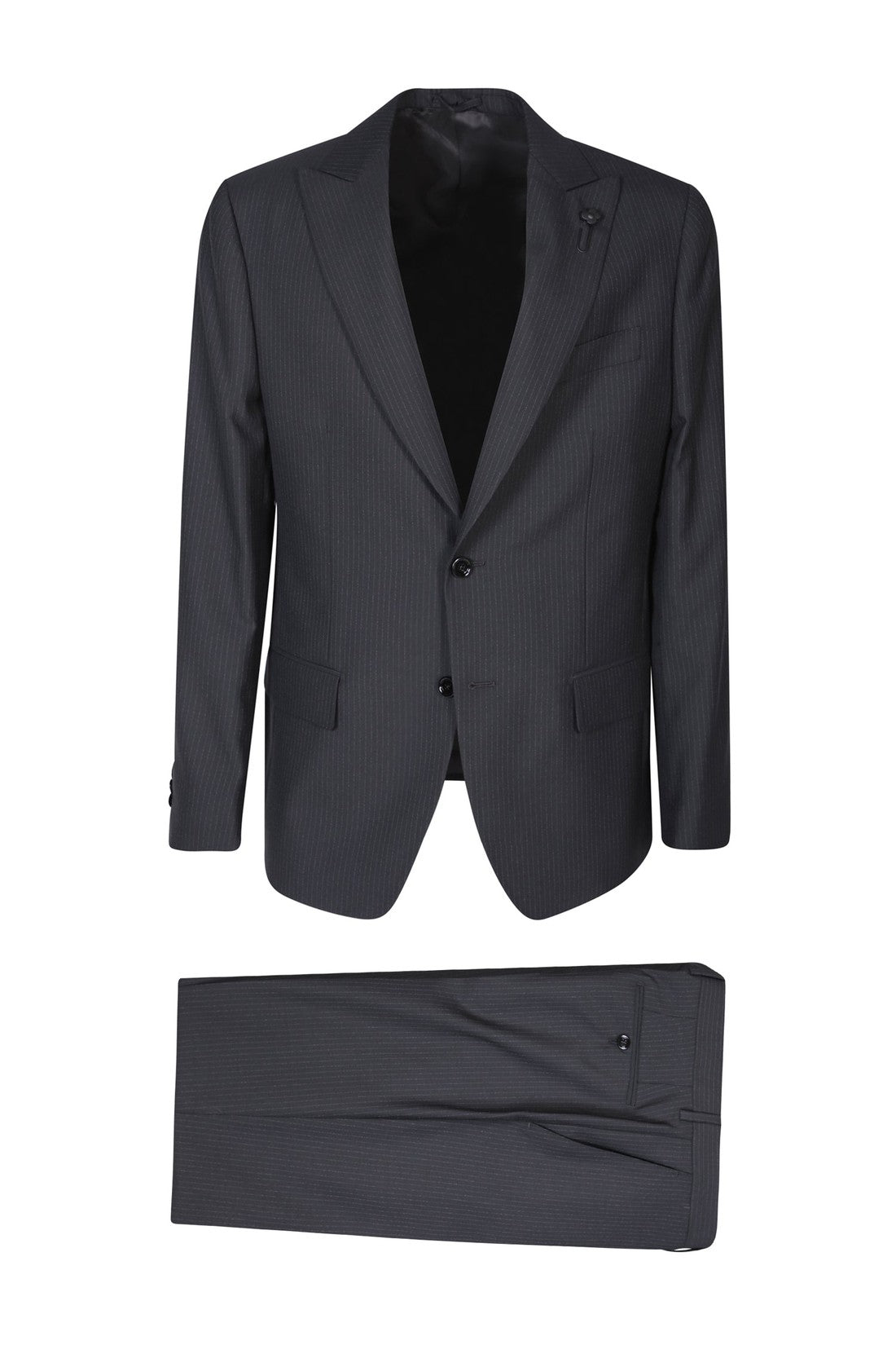 LARDINI-OUTLET-SALE-Suit SCHWARZ-ARCHIVIST