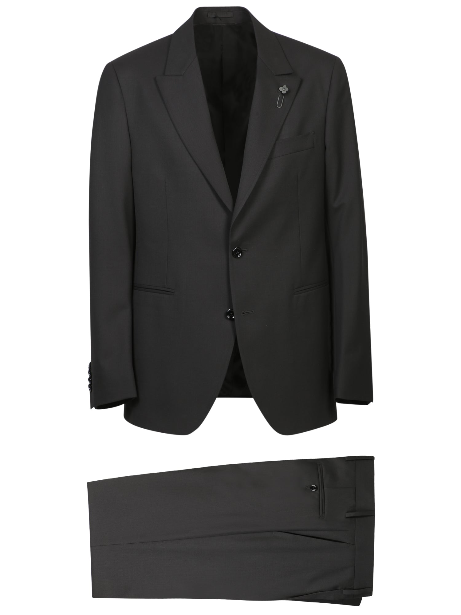 LARDINI-OUTLET-SALE-Suit SCHWARZ-ARCHIVIST