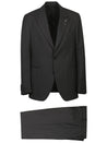 LARDINI-OUTLET-SALE-Suit SCHWARZ-ARCHIVIST