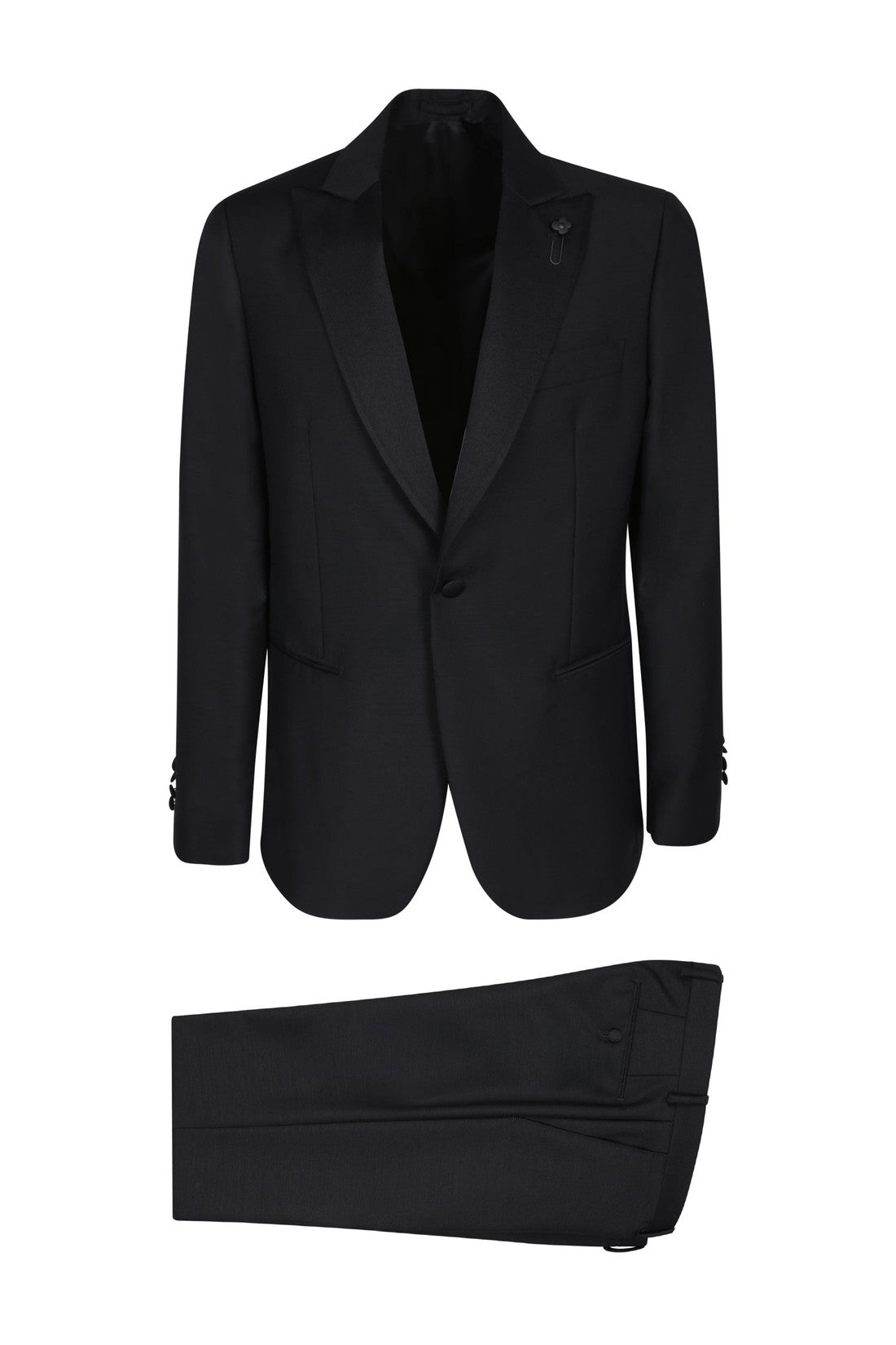 LARDINI-OUTLET-SALE-Suit SCHWARZ-ARCHIVIST