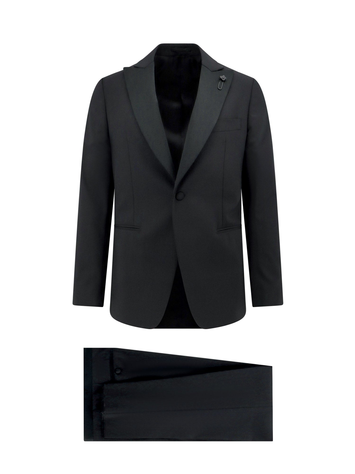 LARDINI-OUTLET-SALE-Suit SCHWARZ-ARCHIVIST