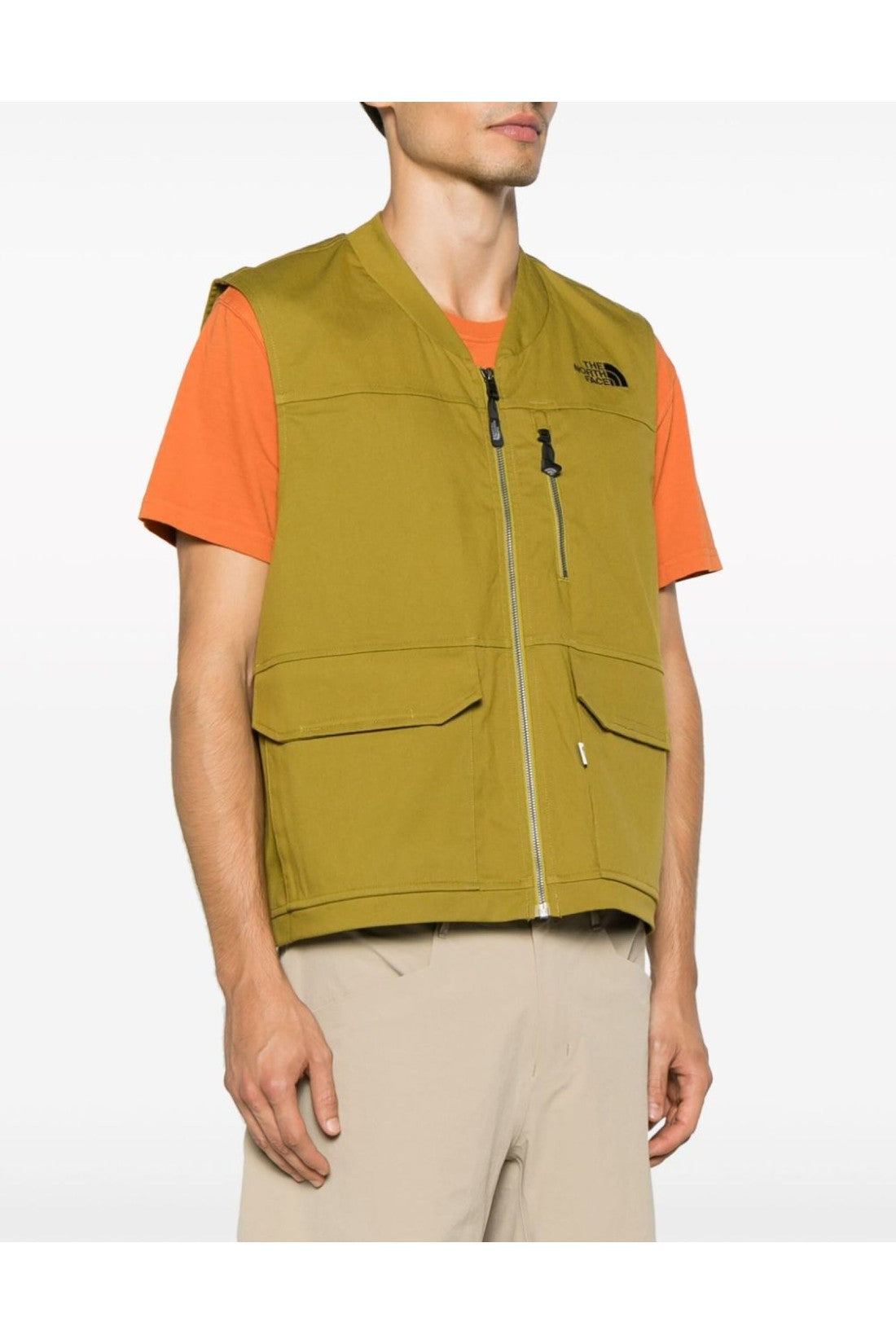 The North Face-OUTLET-SALE-Sulphur Moss Cotton Vest Jacket-ARCHIVIST