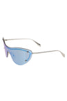 ALEXANDER MCQUEEN-OUTLET-SALE-Sunglasse Blau-ARCHIVIST