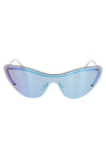 ALEXANDER MCQUEEN-OUTLET-SALE-Sunglasse Blau-ARCHIVIST